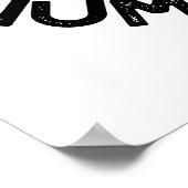 Ich sehe Nummernmenschen, die sich an einem Zelt-P Poster (Ecke)