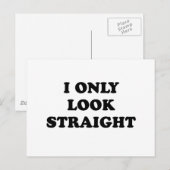 ICH SEHE NUR GERADE AUS POSTKARTE (Vorne/Hinten)