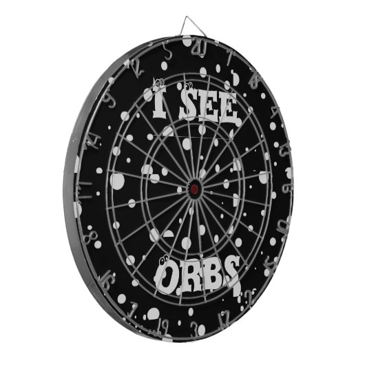 Ich sehe Orbs-Dartboard Dartscheibe (Vorderseite Links)