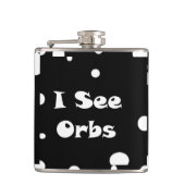 Ich sehe Orbs-Flasche Flachmann (Vorderseite)