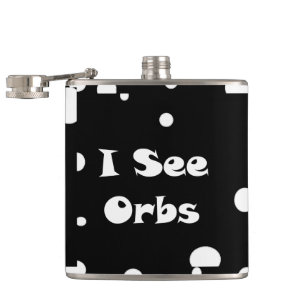 Ich sehe Orbs-Flasche Flachmann