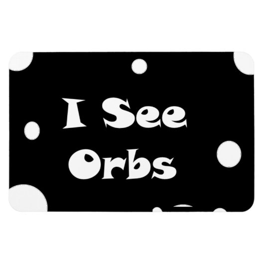 Ich sehe Orbs-flexi-Magnet Magnet (Horizontal)