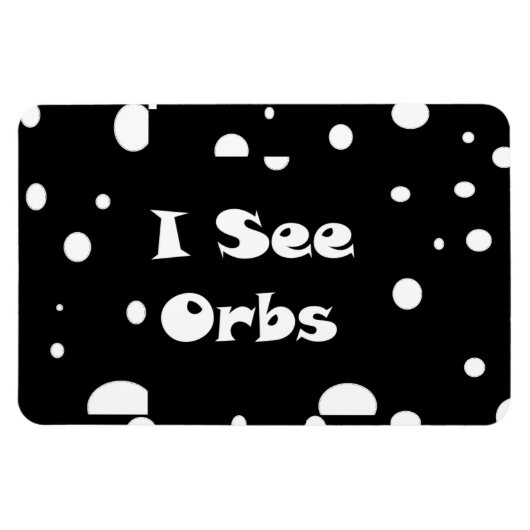 Ich sehe Orbs-flexi-Magnet Magnet (Horizontal)