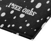 Ich sehe Orbs-Glas-Schneidebrett Schneidebrett (Ecke)
