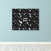 Ich sehe Orbs-Leinwand Leinwanddruck (Insitu (Holzboden))