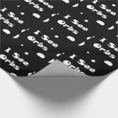 Ich sehe Orbs-Packpapier Geschenkpapier (Ecke)