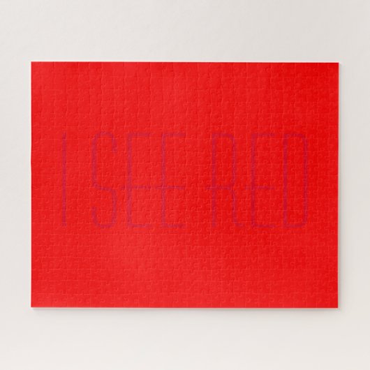 ich sehe rot puzzle (Horizontal)