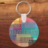 Ich sehe Schlüsselanhänger Colors (Vorderseite)