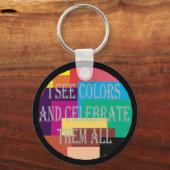 Ich sehe Schlüsselanhänger Colors (Vorderseite)