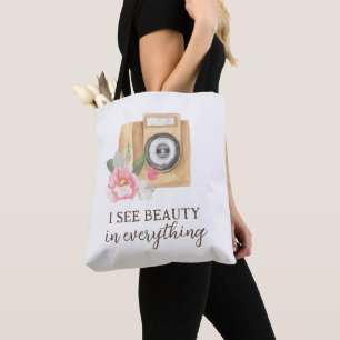 Ich sehe Schönheit in allem, was Fotograf Tote Tas Tasche
