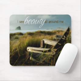"Ich sehe Schönheit" Motivation Affirmation Mousepad