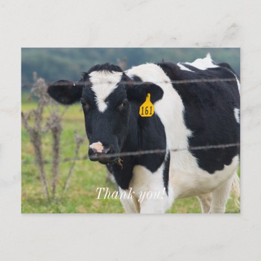 Ich sehe Sie danke Ihnen Postkarte (Vorderseite)