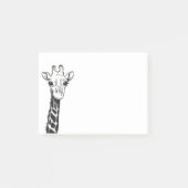 ICH SEHE SIE GIRAFFE POST-IT KLEBEZETTEL (Vorderseite)