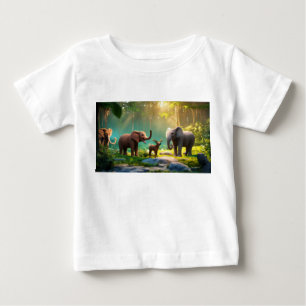 Ich sehe, Sie haben ein Bild mit einer 3D-Animatio Baby T-shirt