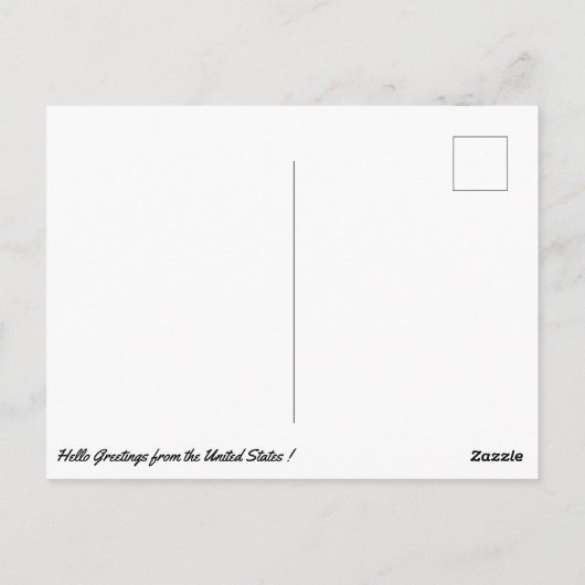 Ich sehe Sie Postkarte (Rückseite)