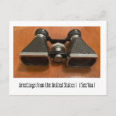 Ich sehe Sie Postkarte (Vorderseite)