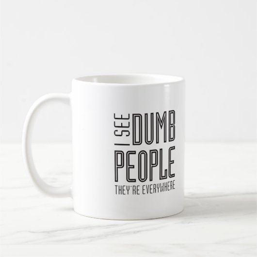 Ich sehe stumme Leute - Tasse (Links)