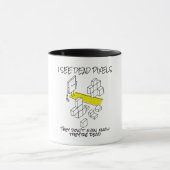 ICH SEHE TOTE PIXEL - Funny Programmer Coder Gesch Tasse (Zentrum)