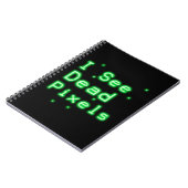 Ich sehe tote Pixel Notizblock (Linke Seite)
