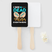 Ich sehe überall Kuchen Fächer (Vorne und Hinten)