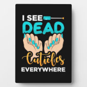 Ich sehe überall Kuchen Fotoplatte (Vorderseite)