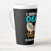 Ich sehe überall Kuchen Milchtasse (Linke Ecke)