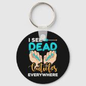 Ich sehe überall Kuchen Schlüsselanhänger (Vorderseite)