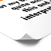 Ich sehe überall Liebe Poster (Ecke)