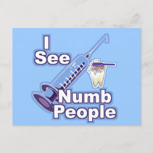 Ich sehe viele Leute Postkarte