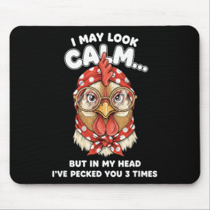Ich sehe vielleicht ruhig aus, aber in meinem Kopf Mousepad