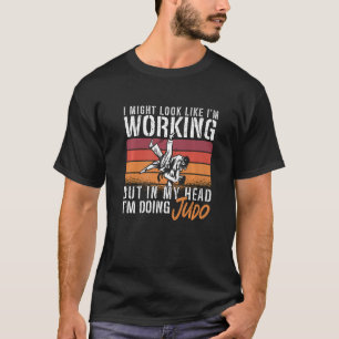 Ich sehe vielleicht wie ein Karate Judoka Retro Kä T-Shirt