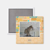 Ich sehe, was du dort getan hast magnet (Vorderseite/Rückseite)
