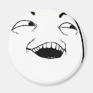 Ich sehe, was Sie Comic-Gesicht taten Magnet