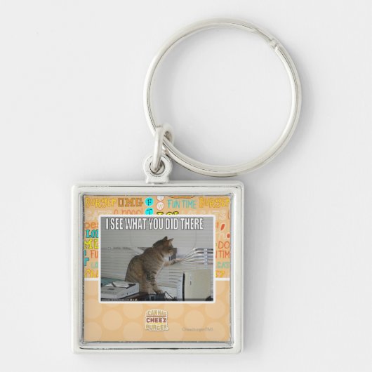 Ich sehe, was Sie dort taten Schlüsselanhänger (Vorne)