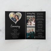 Ich sehe Wed People Gothic Ghost Halloween Hochzei Programm (Innenseite)