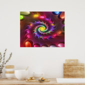 'Ich sehe Zeit..' Poster (Küche)