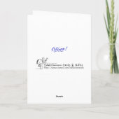 Ich "sehen" Sie haben Grund zu feiern (Karte) Karte (Rückseite)