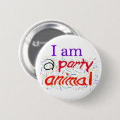 Ich-sein-ein-Party-Tier Button (Vorne & Hinten)