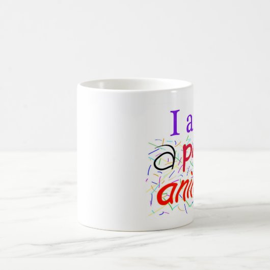 Ich-sein-ein-Party-Tier Kaffeetasse (Mittel)