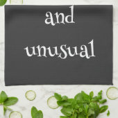 Ich selbst bin seltsam und ungewöhnlich geschirrtuch (Gefaltet)