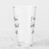 "Ich selbst bin seltsam und ungewöhnlich" gotische Glas (Links)