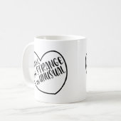 Ich selbst bin seltsam und ungewöhnlich kaffeetasse (Vorderseite Links)