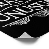 Ich selbst bin seltsam und ungewöhnlich Spaß Hallo Poster (Ecke)