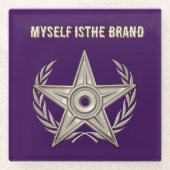 ICH SELBST IST DIE MARKE GLASUNTERSETZER (Vorderseite)