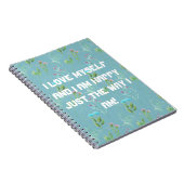 Ich selbst Liebe Notebook Notizblock (Rechte Seite)