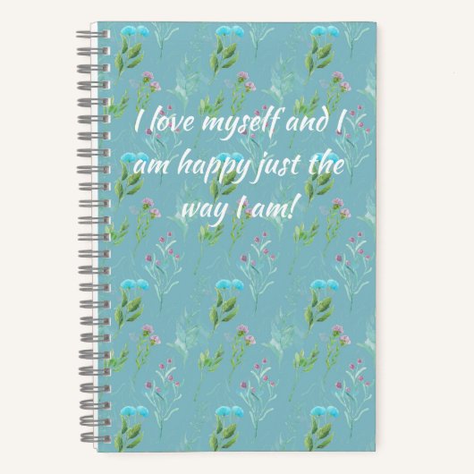 Ich selbst Liebe Notebook Notizblock (Vorderseite)