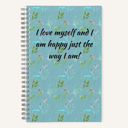 Ich selbst Liebe Notizblock (Vorderseite)