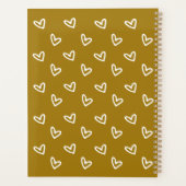 Ich selbst Liebe | Planer für den weißen und golde (Rückseite)