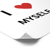 Ich selbst Liebe Poster (Ecke)