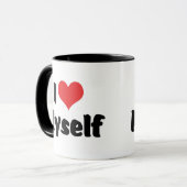 Ich selbst Liebe Tasse (Vorderseite Links)